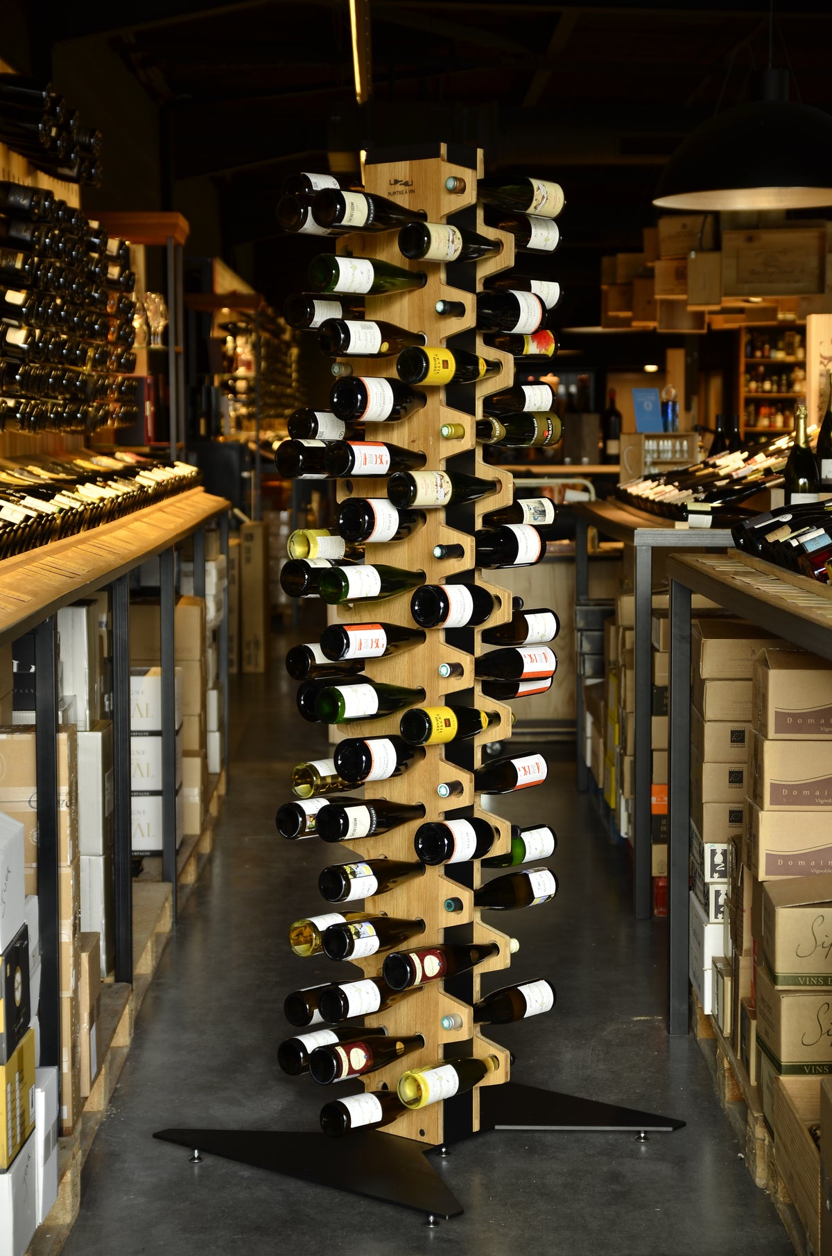 Pupitre Collection | 96 bouteilles sur pied